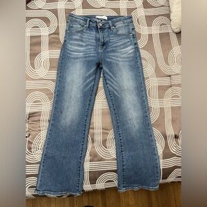 High Rise Blue Jeans